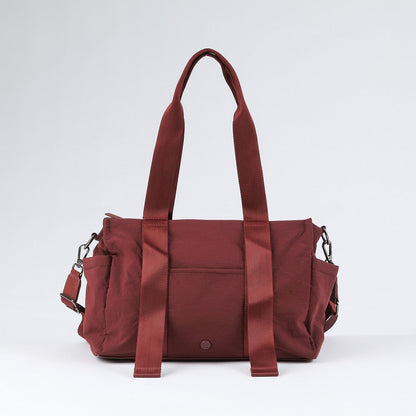 Cartera Tote Maya Burgundy Humana