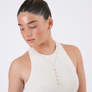 Collar Orión Esferas doradas ID