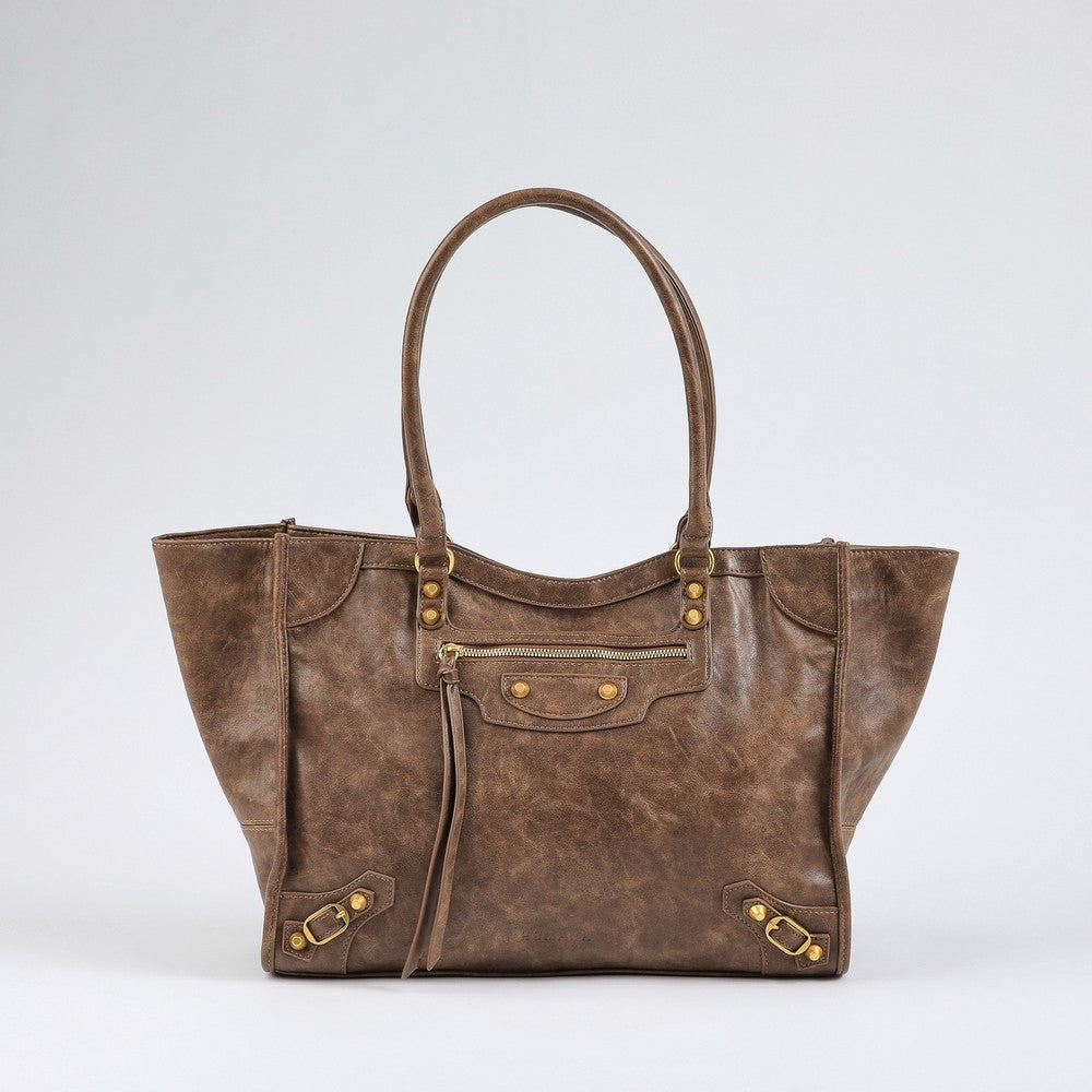 Cartera Tote Mia Brown Humana