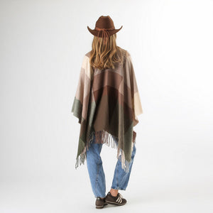 Poncho Gisa Beige Humana