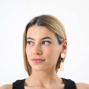 Aros Largos Eloisa Dorados i-D