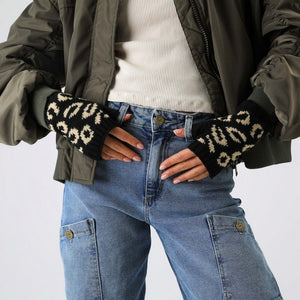 Guante Lana Saona Negro I-D