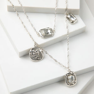 Collar Corto Eyla Plateado Tatienne