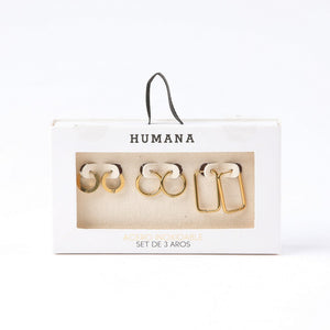 Set De Aros Roy Dorado Humana