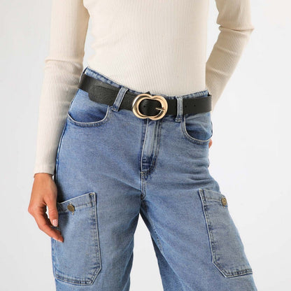 Cinturón Leto Negro Humana