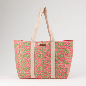 Cartera Capri Canvas Print Rosado Tatienne