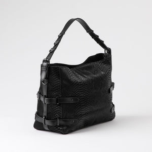 Cartera Hombro Carli Ecocuero Negro Humana