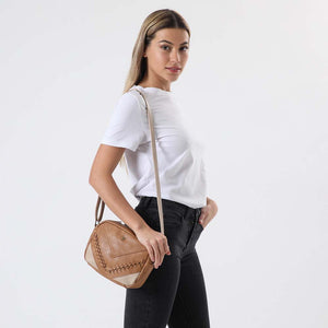 Cartera Cruzada Braids Café Humana