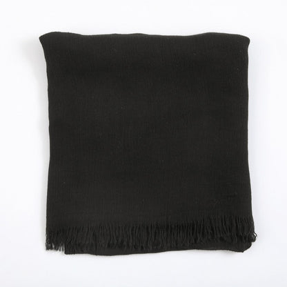 Pañuelo Solid Black Black I-D