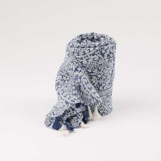 Pañuelo Estampado Sorrento Azul Id