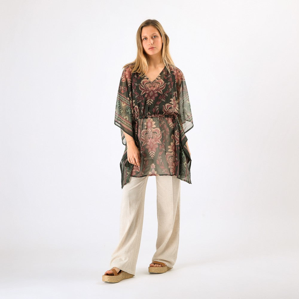 Kimono Closed Turkana Green Tatienne