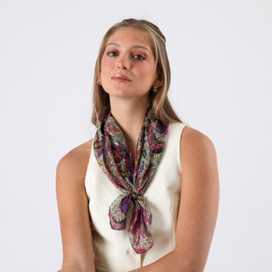 Bandana Estampada Adrián Seda Multi Humana