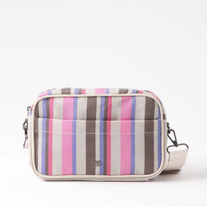 Cartera Bandolera Dilar Tejida Fucsia Humana