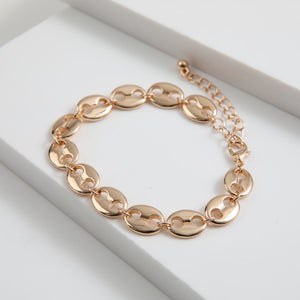 Pulsera Marina Cadena dorada ID