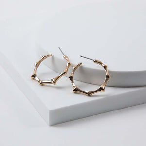 Aros Argolla Nebula Dorado Humana