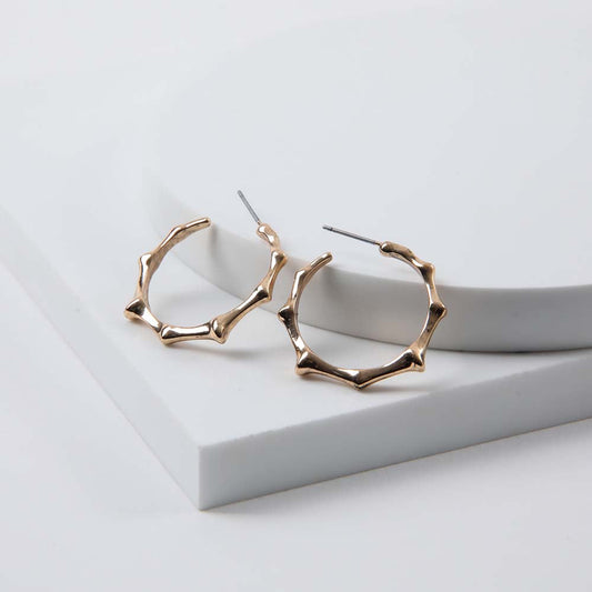 Aros Argolla Nebula Dorado Humana