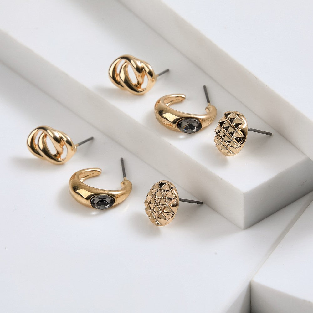 Set De Aros Laia Dorado I-D