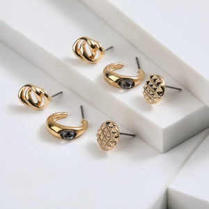 Set De Aros Laia Dorado I-D