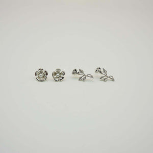 Aros Set Vivero Plateado Tatienne