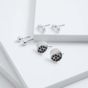 Set Aros Ozzy Plateados i-D