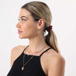 Collar + Aro Azuer Rosado Tatienne