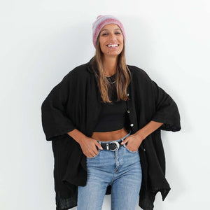 Gorro Rosado Clari i-D
