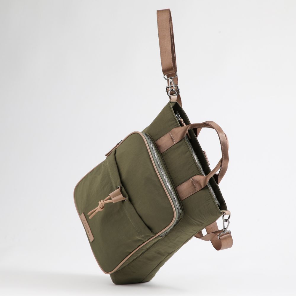 Mochila Computador Belén Nylon Verde Humana