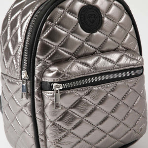 Mochila Noelle Plateado I-D