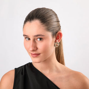 Aros Clip Flin Dorado Humana