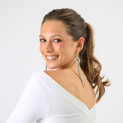 Aros Argollas Paula Plateado Humana