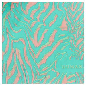Pañuelo Estampado Rayas verde Humana