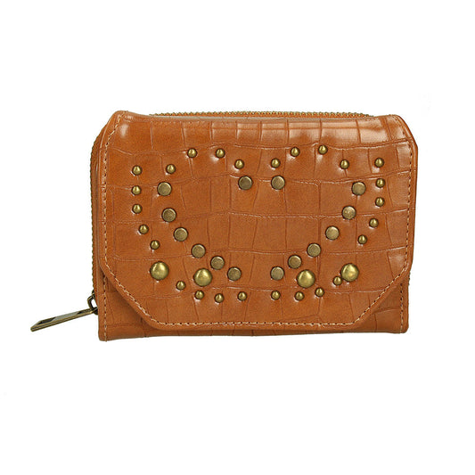 Billetera Chica Studs Café Humana