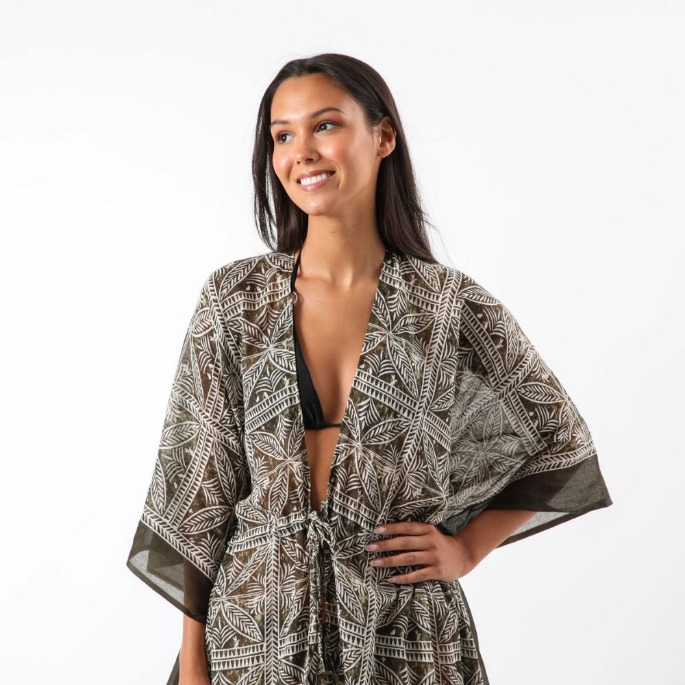 Kimono Open Nauplia Green Tatienne