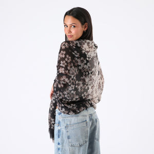 Pañuelo Estampado Azores Negro Id