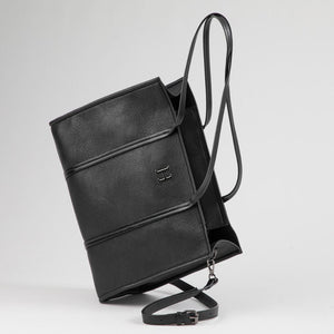 Cartera Tote Anais Ecocuero Negra Humana