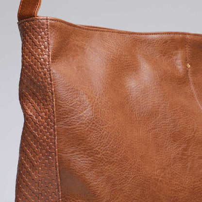 Cartera Hombro Café Warm i-D