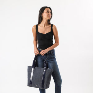 Cartera Hombro Tyler Azul Tatienne