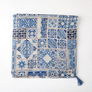 Pañuelo Estampado Cole Azul Humana