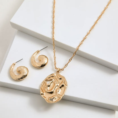 Set De Collar Klara Dorado I-D