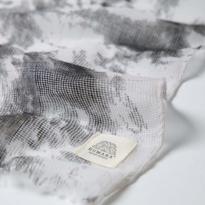 Pañuelo Estampado Lozoya Negro Humana