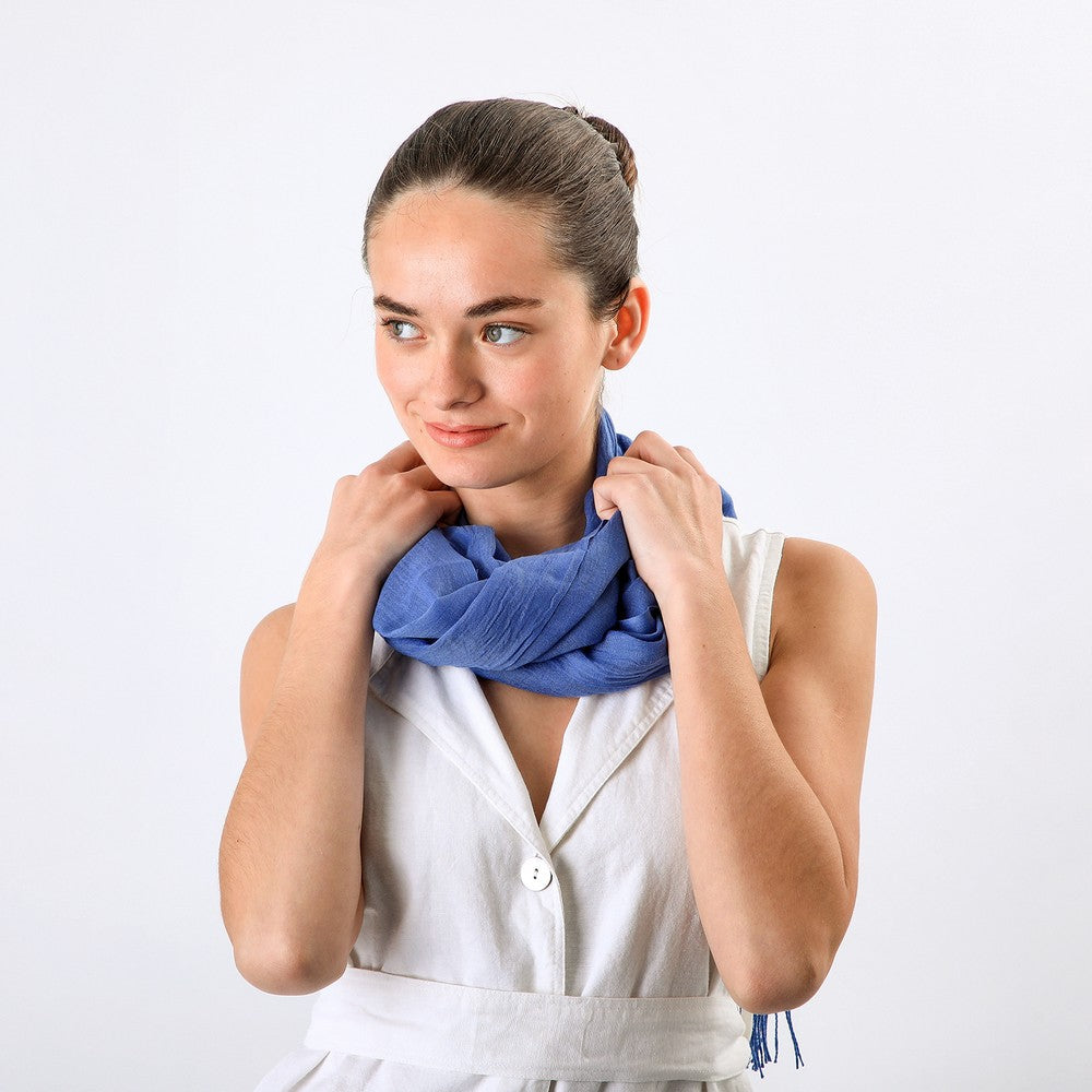 Pañuelo Solid Robert Blue Tatienne