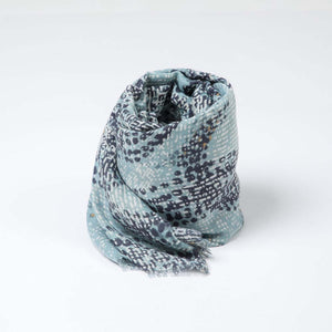 Pañuelo Estampado Ice Celeste Humana