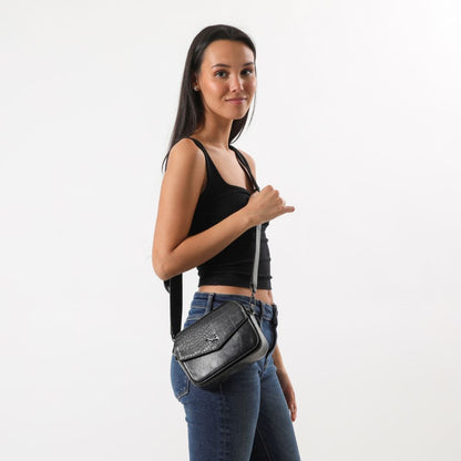 Cartera Cruzada Ibiza Negra Tatienne