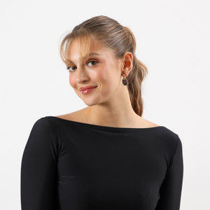 Aros Mediano Cora Dorado Humana