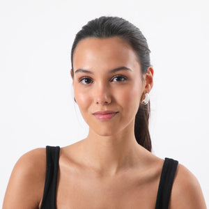 Aros Pegado Ostuni Plateado Humana