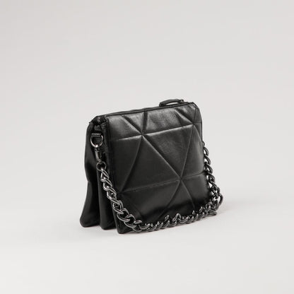 Cartera Hombro Almería Negra Humana