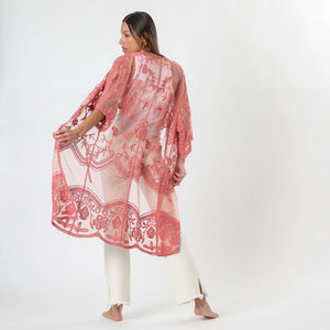 Kimono Paz Rosado Humana