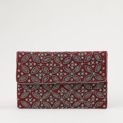 Cartera Clutch Elliot Green Burdeo Humana