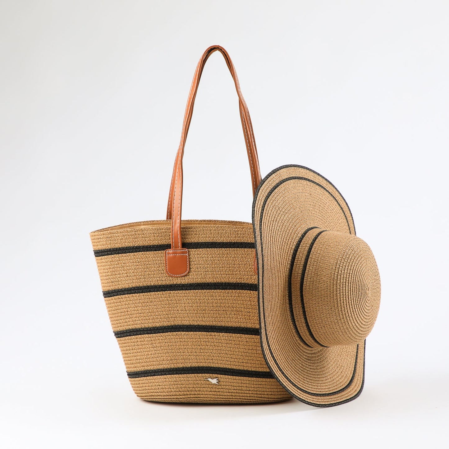 Cartera De Playa Porto Beige Tatienne