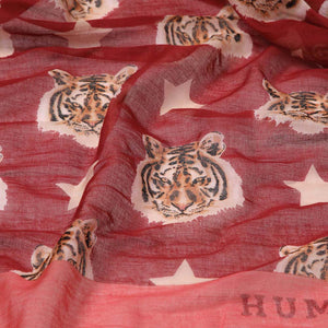Pañuelo Estampado Cinca Rojo Humana